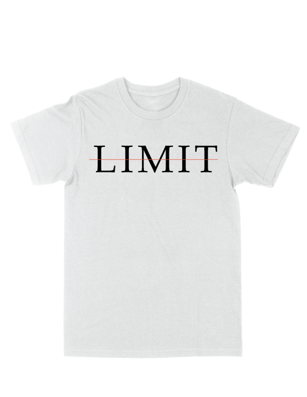 White Logo Tee